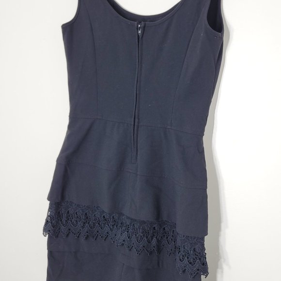 Dynamite Navy Tiered Mini Dress - Picture 6 of 12